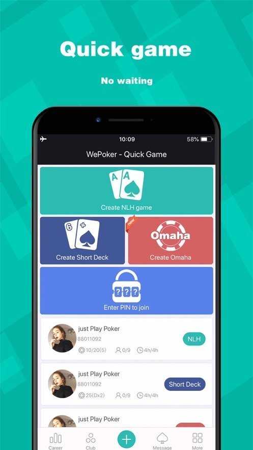 wepoker微扑克免费