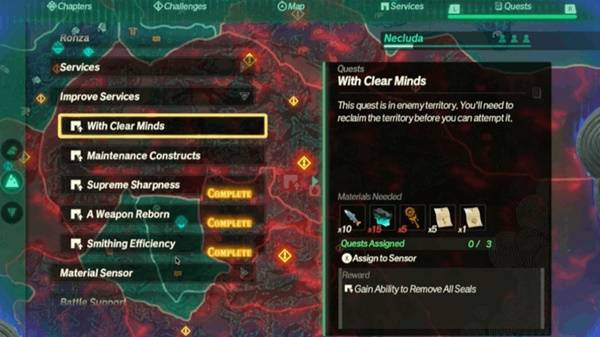 《塞尔达无双封印战记》武器封印去除方法 武器